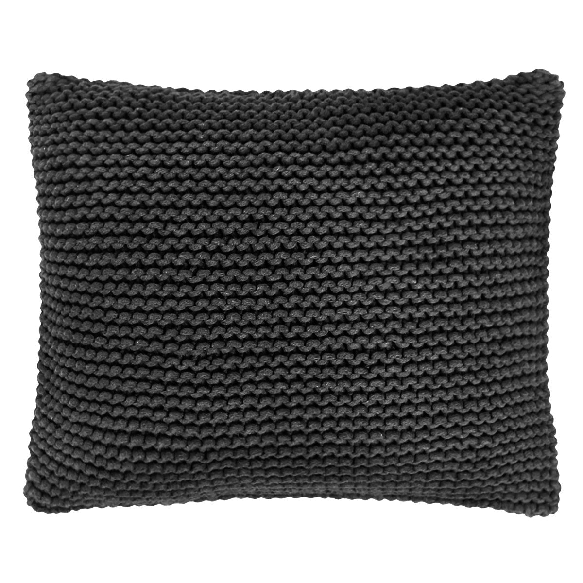 Knitted cushion | CHARCOAL | 60x60cm - Zuri House