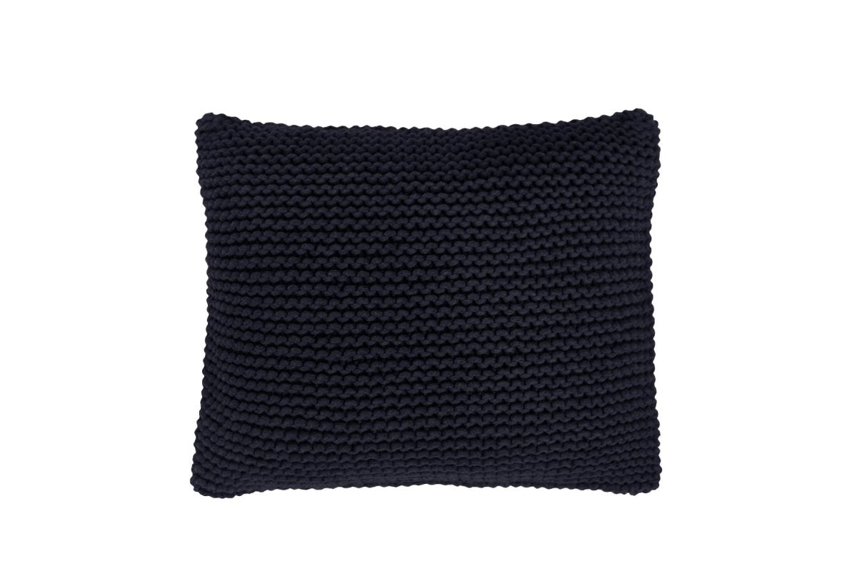 Knitted cushion | CHARCOAL | R2G - Zuri House