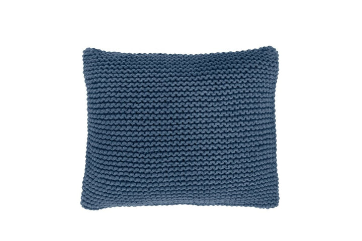 Knitted cushion | DENIM BLUE | R2G - Zuri House
