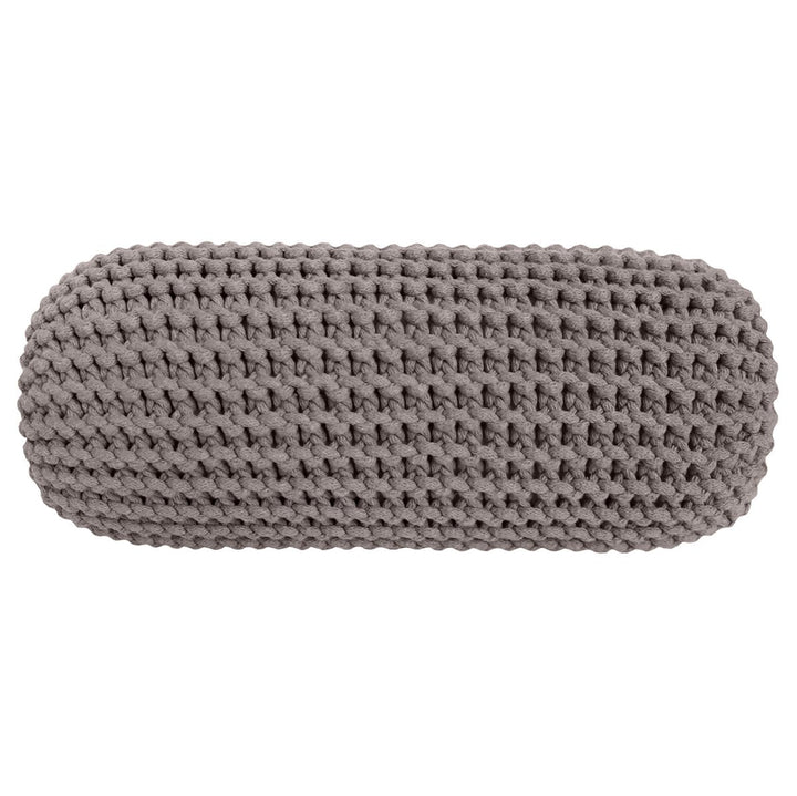 Knitted neck cushion | MOCHA | 40x15cm - Zuri House