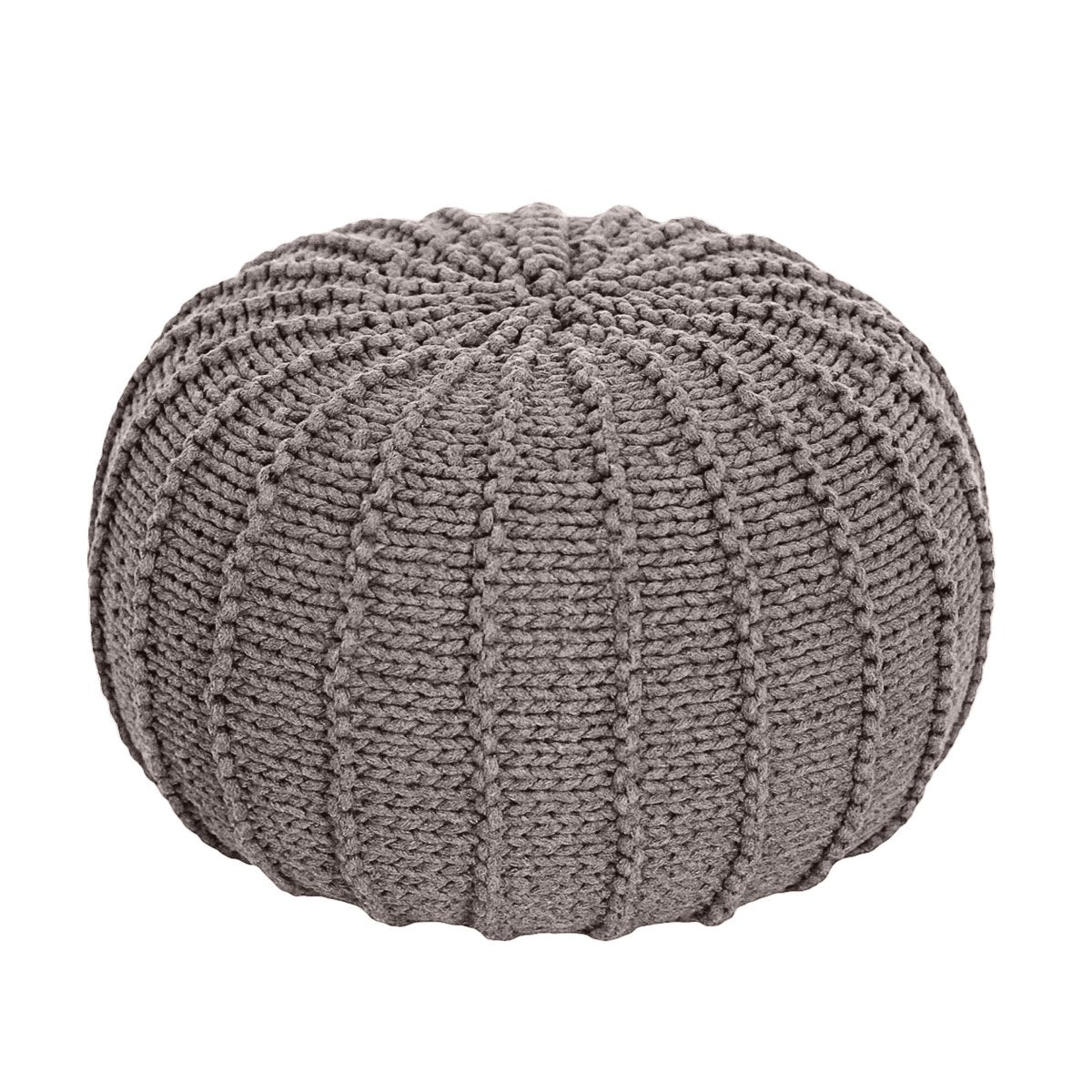 Knitted pouffe | MOCHA - Zuri House