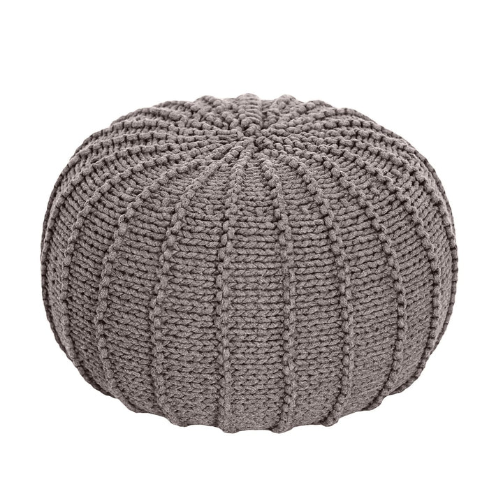 Knitted pouffe | MOCHA - Zuri House