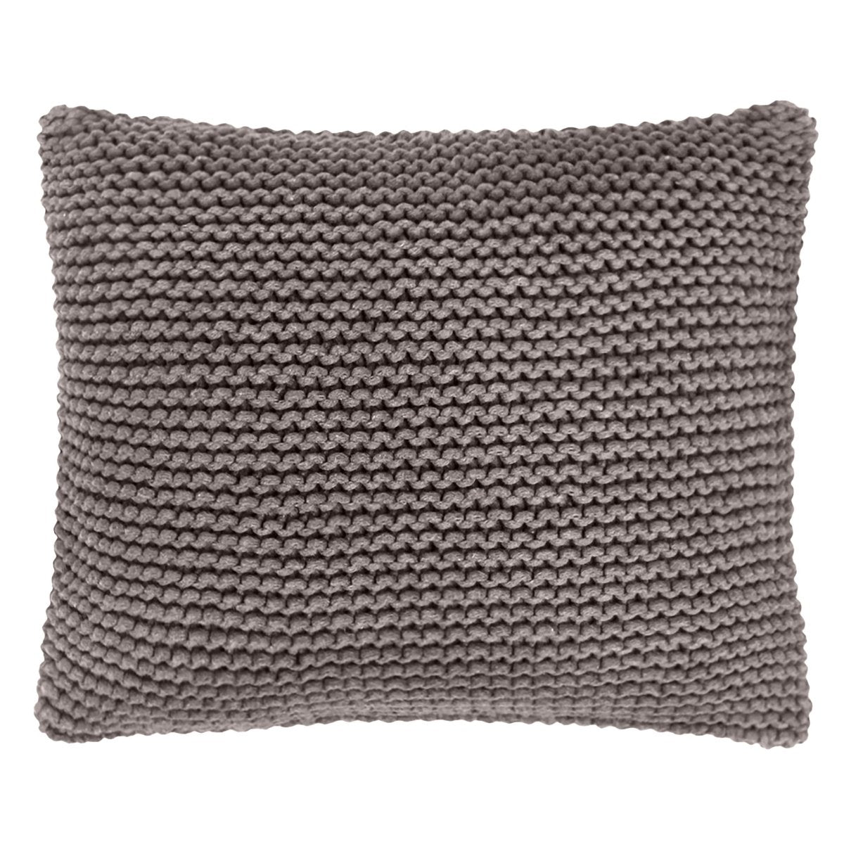 Knitted square cushion | MOCHA - Zuri House