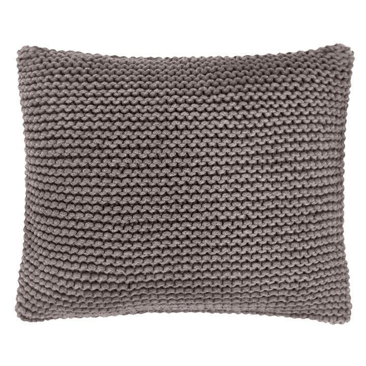 Knitted square cushion | MOCHA - Zuri House