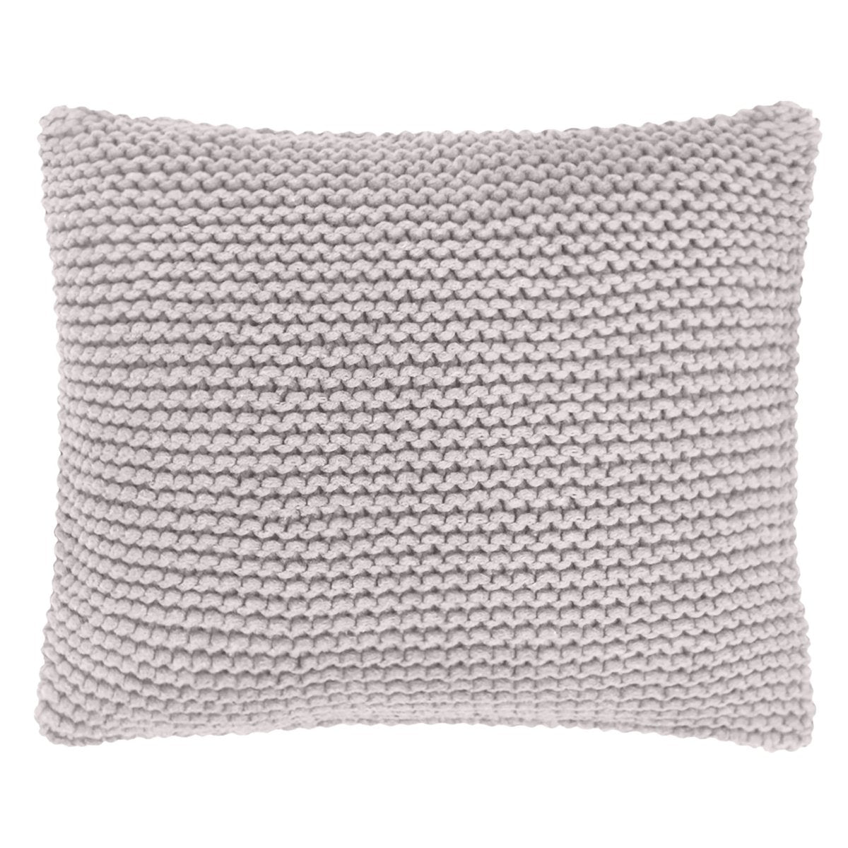 Knitted square cushion | OATMEAL - Zuri House