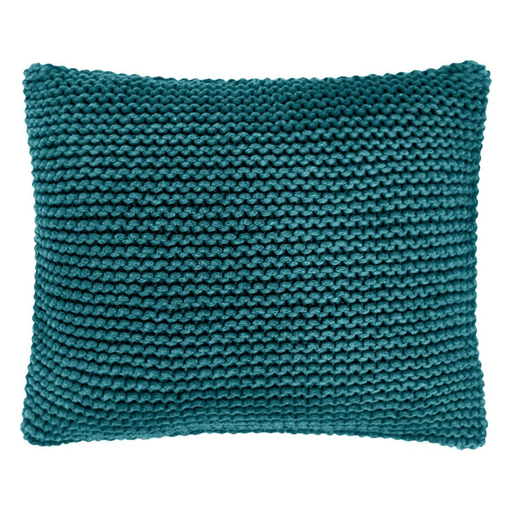 Knitted square cushion | OCEAN - Zuri House