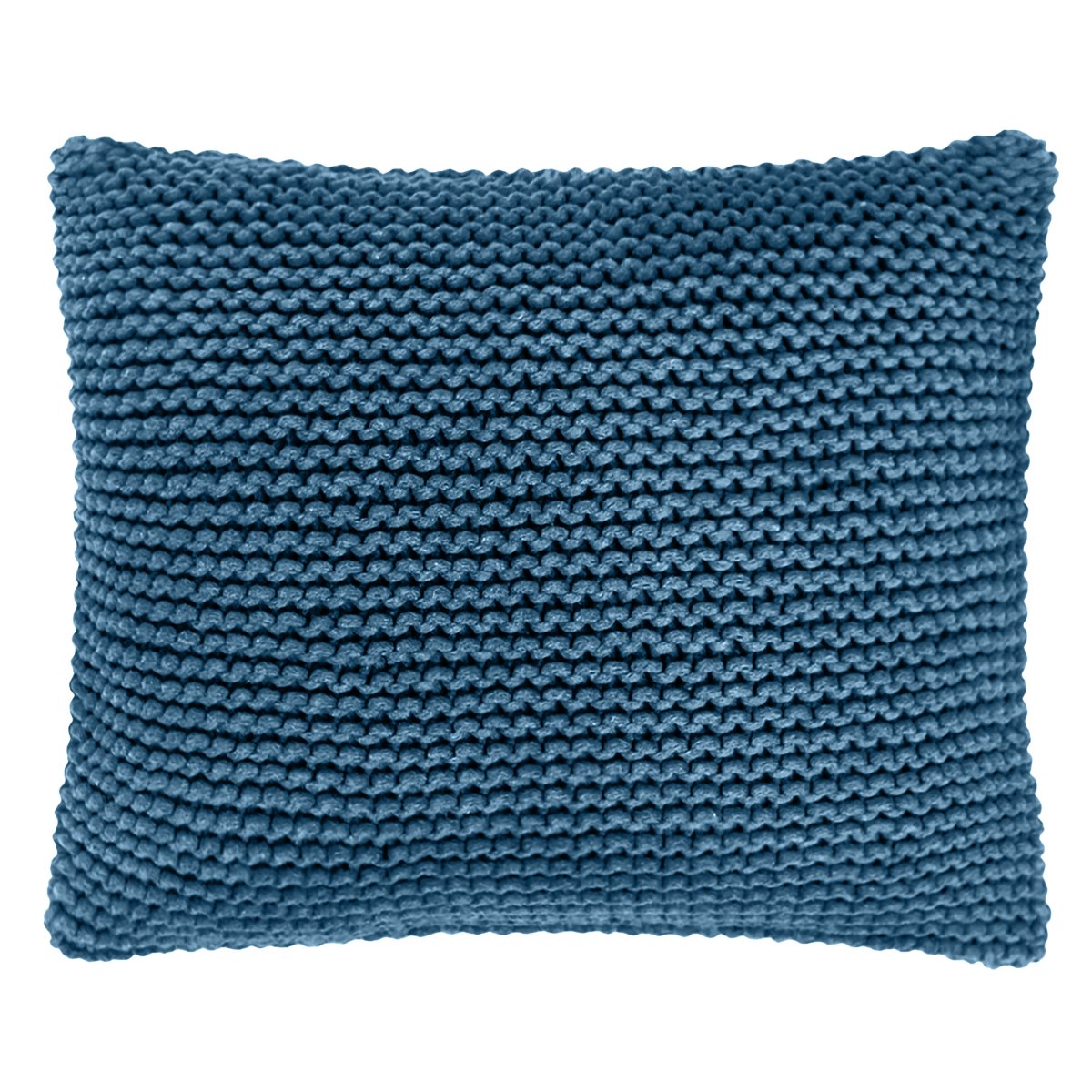 Knitted square cushion | PETROL - Zuri House