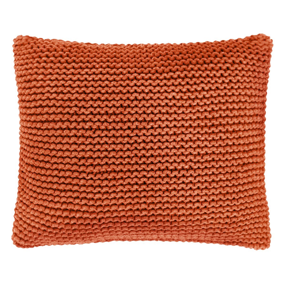Knitted square cushion | PUMPKIN - Zuri House