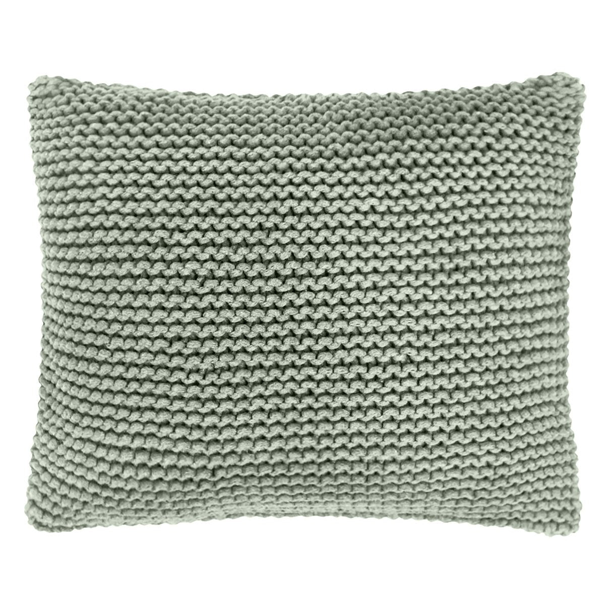 Knitted square cushion | SAGE - Zuri House