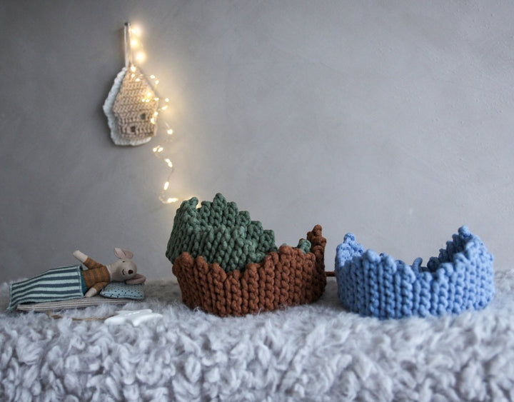 Natural cotton crown | cinnamon - Zuri House