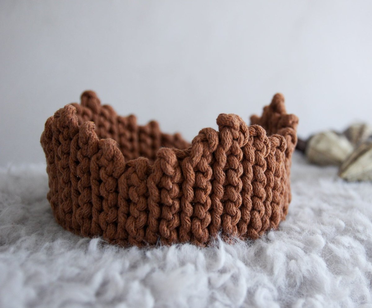 Natural cotton crown | cinnamon - Zuri House