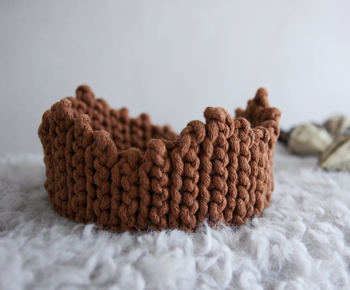 Natural cotton crown | cinnamon - Zuri House