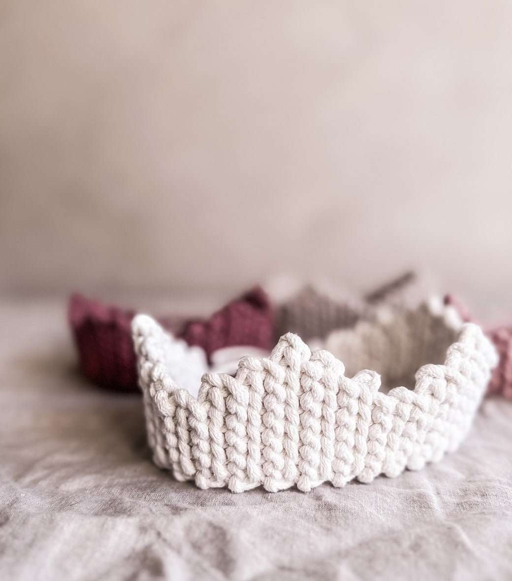 Natural cotton crown | oatmeal - Zuri House