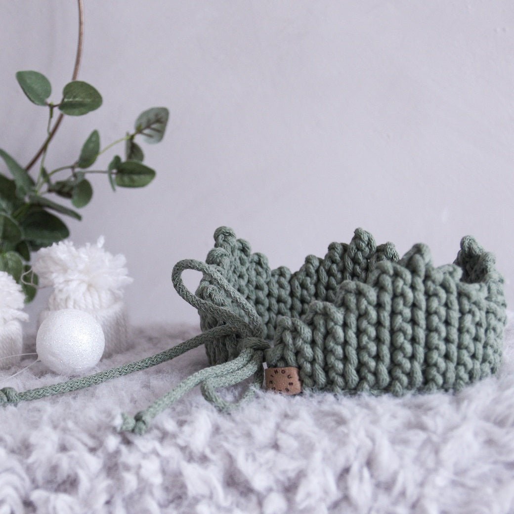 Natural cotton crown | sage - Zuri House