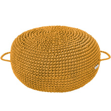 Crochet ottoman | MUSTARD