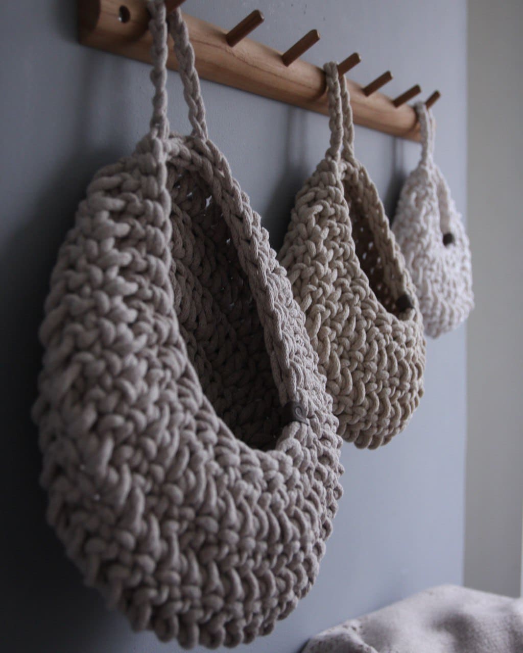 Crochet Drop Baskets - Zuri House
