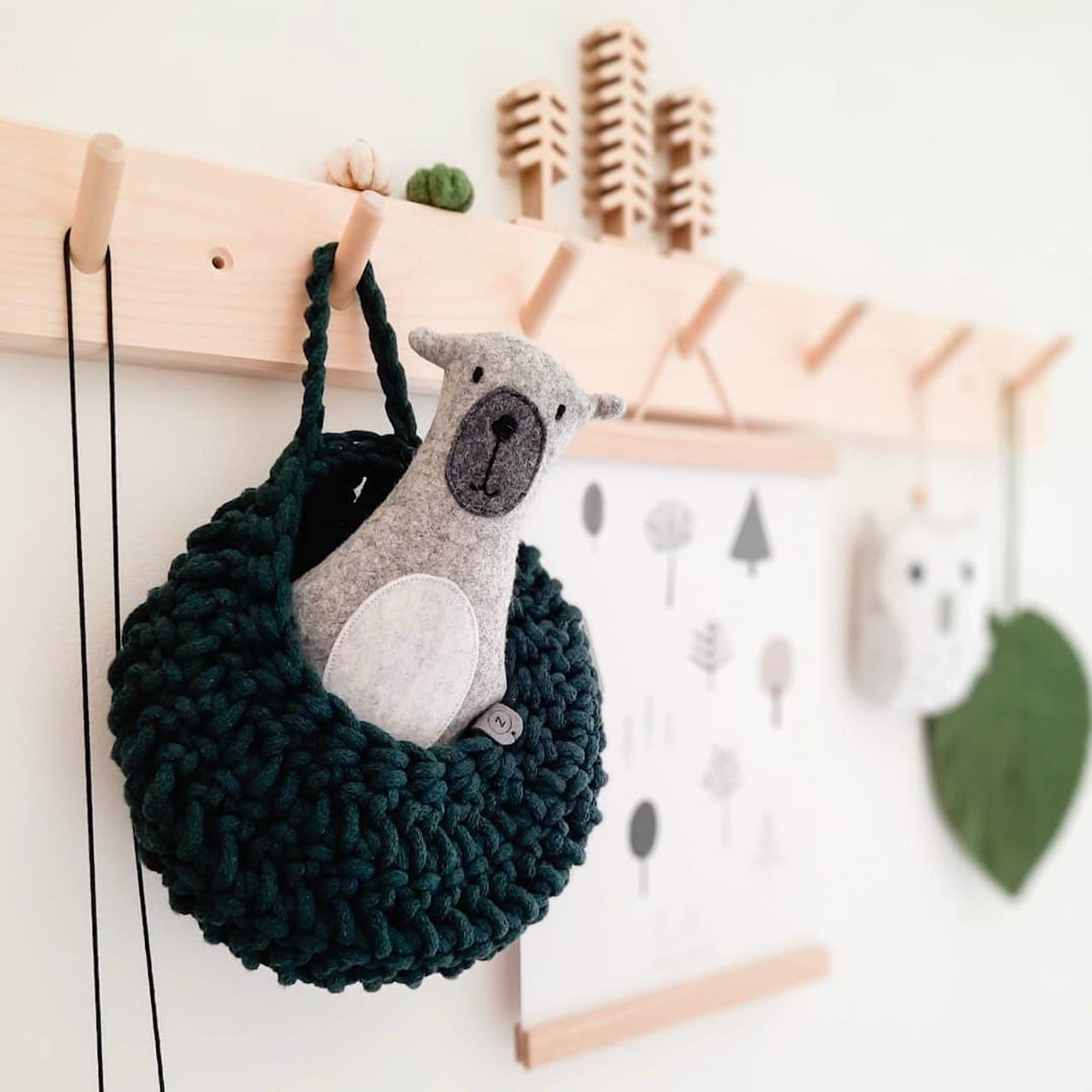 Crochet Drop Baskets - Zuri House