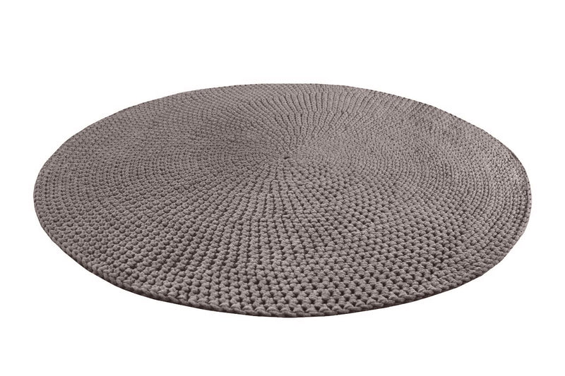 Crochet rug MOON | MOCHA