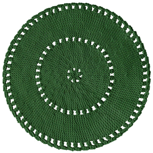 Crochet BOHO rug | AVOCADO