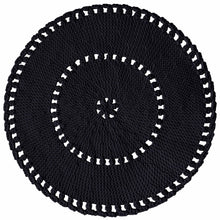 Crochet BOHO rug | CHARCOAL