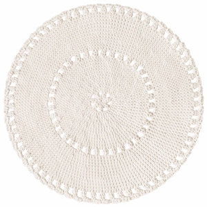 Crochet BOHO rug | IVORY
