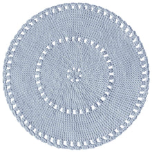 Crochet BOHO rug | BABY BLUE
