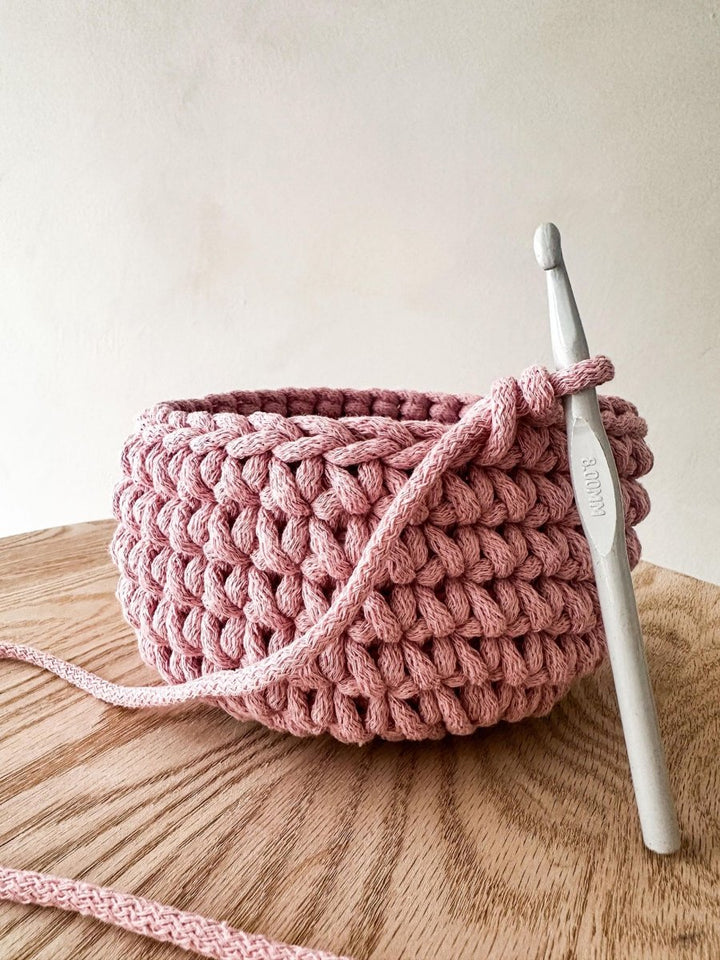 Small Crochet Basket PATTERN - Zuri House