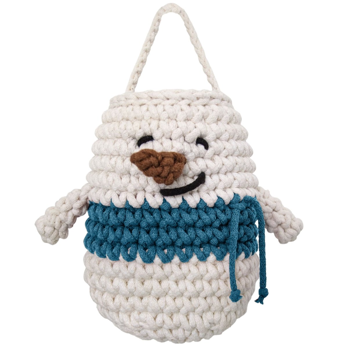 Snowman Hanging Basket | PETROL - Zuri House