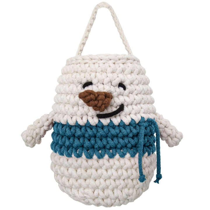 Snowman Hanging Basket | PETROL - Zuri House