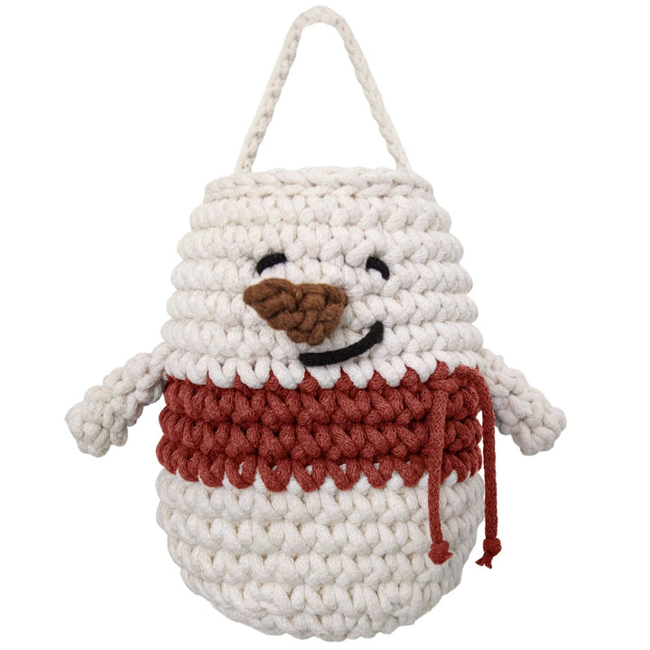 Snowman Hanging Basket | TERRACOTTA - Zuri House