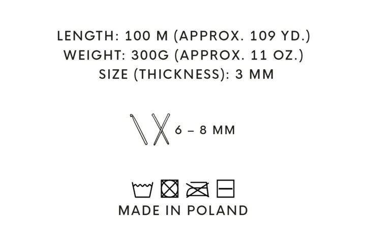 3mm Cotton Cord BLACK 100m - Zuri House