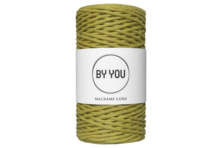3mm Cotton Cord GOLDEN KIWI 100m - Zuri House