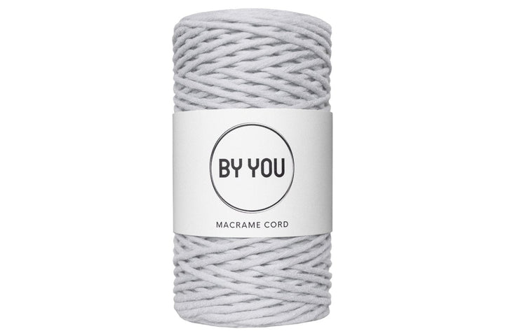 3mm Cotton Cord GREY 100m - Zuri House