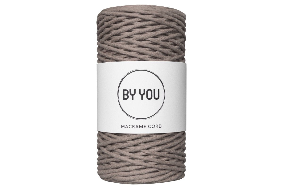 3mm Cotton Cord MOCHA 100m - Zuri House