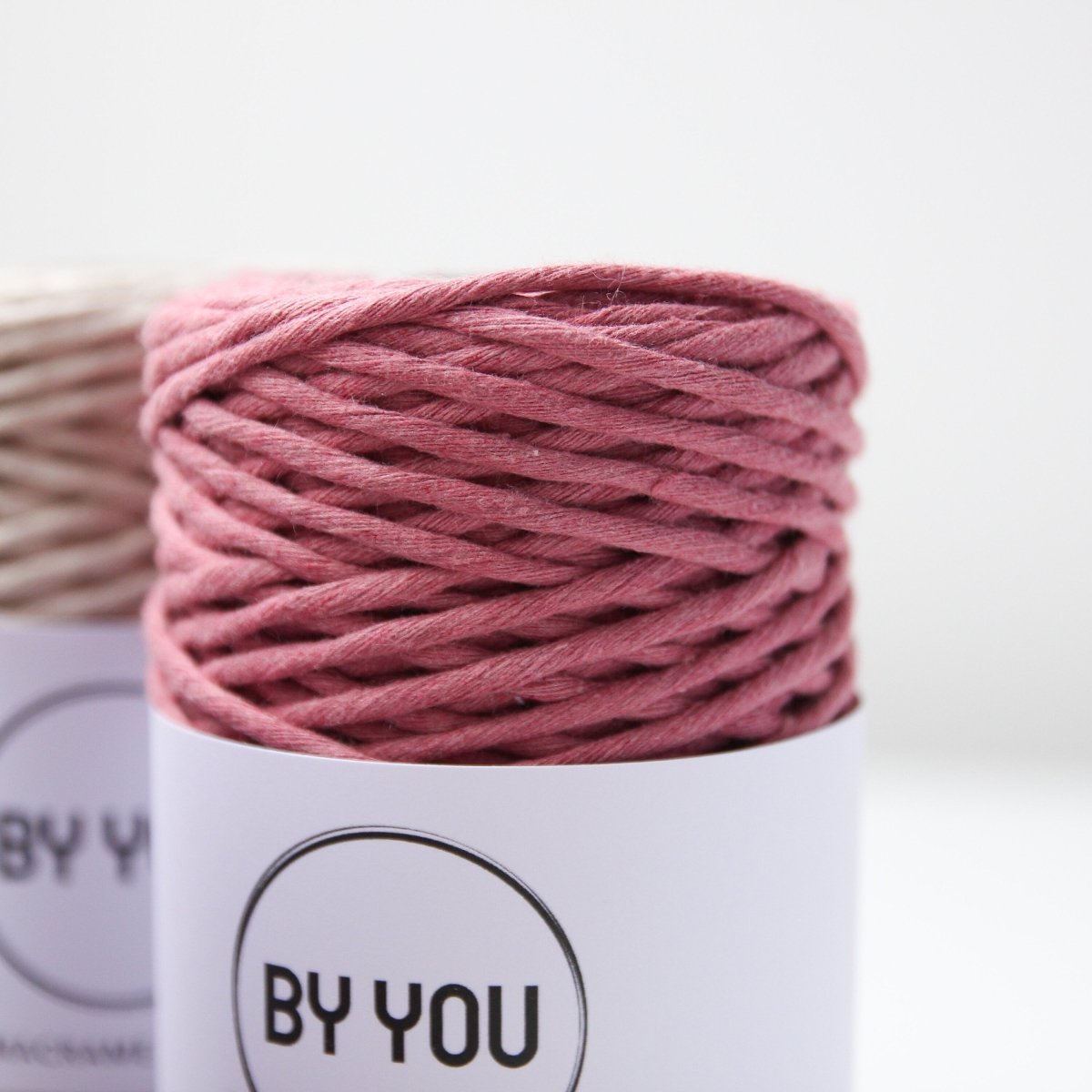 3mm Cotton Cord OLD ROSE 100m - Zuri House