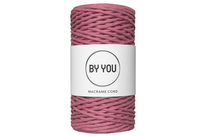 3mm Cotton Cord OLD ROSE 100m - Zuri House