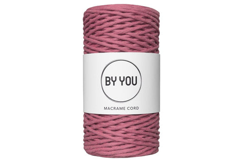 3mm Cotton Cord OLD ROSE 100m - Zuri House