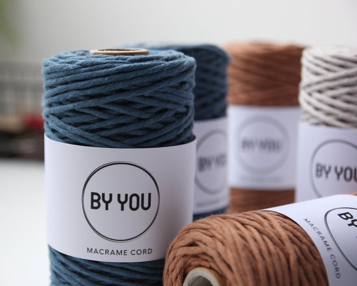 3mm Cotton Cord PETROL 100m - Zuri House