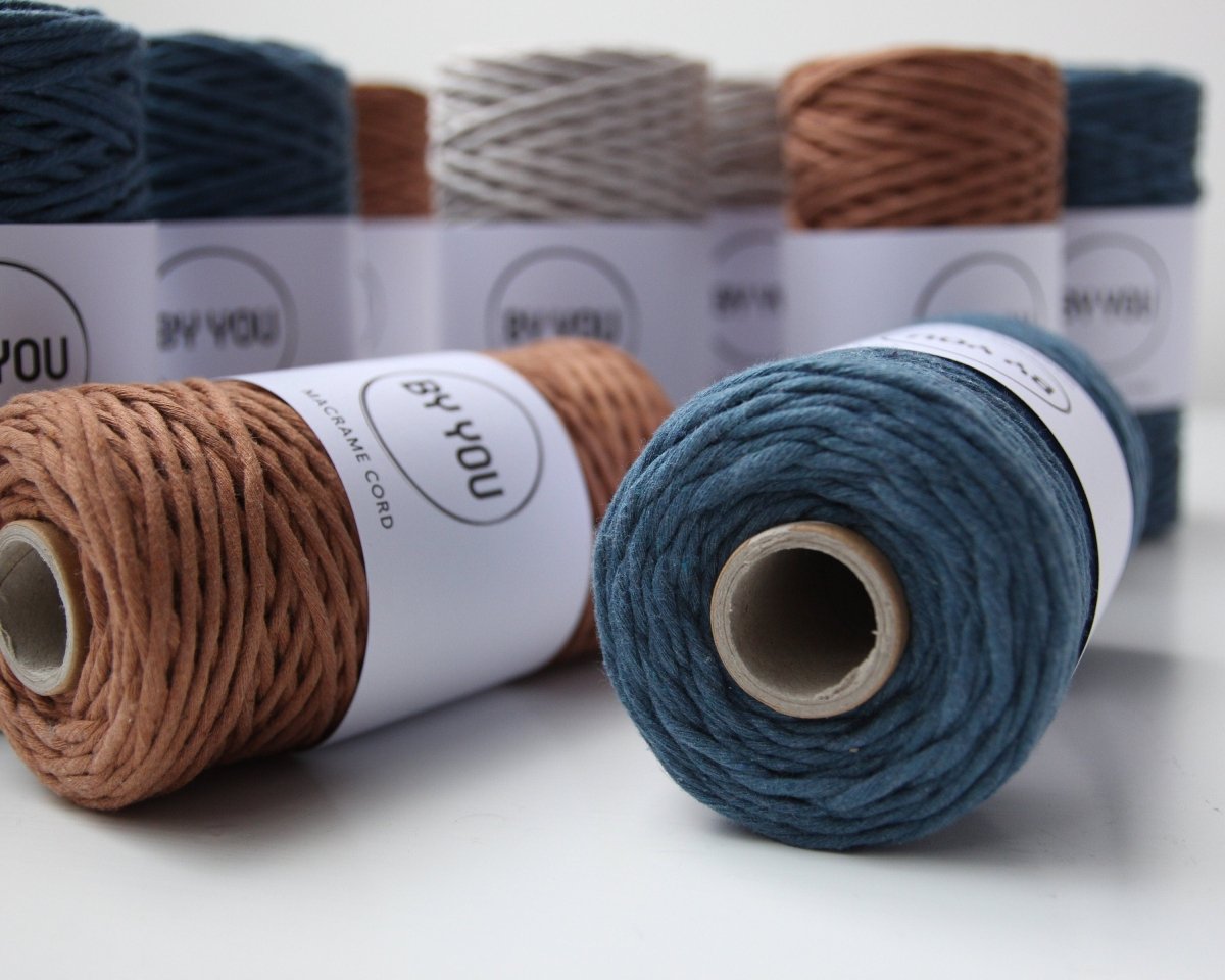 3mm Cotton Cord PETROL 100m - Zuri House