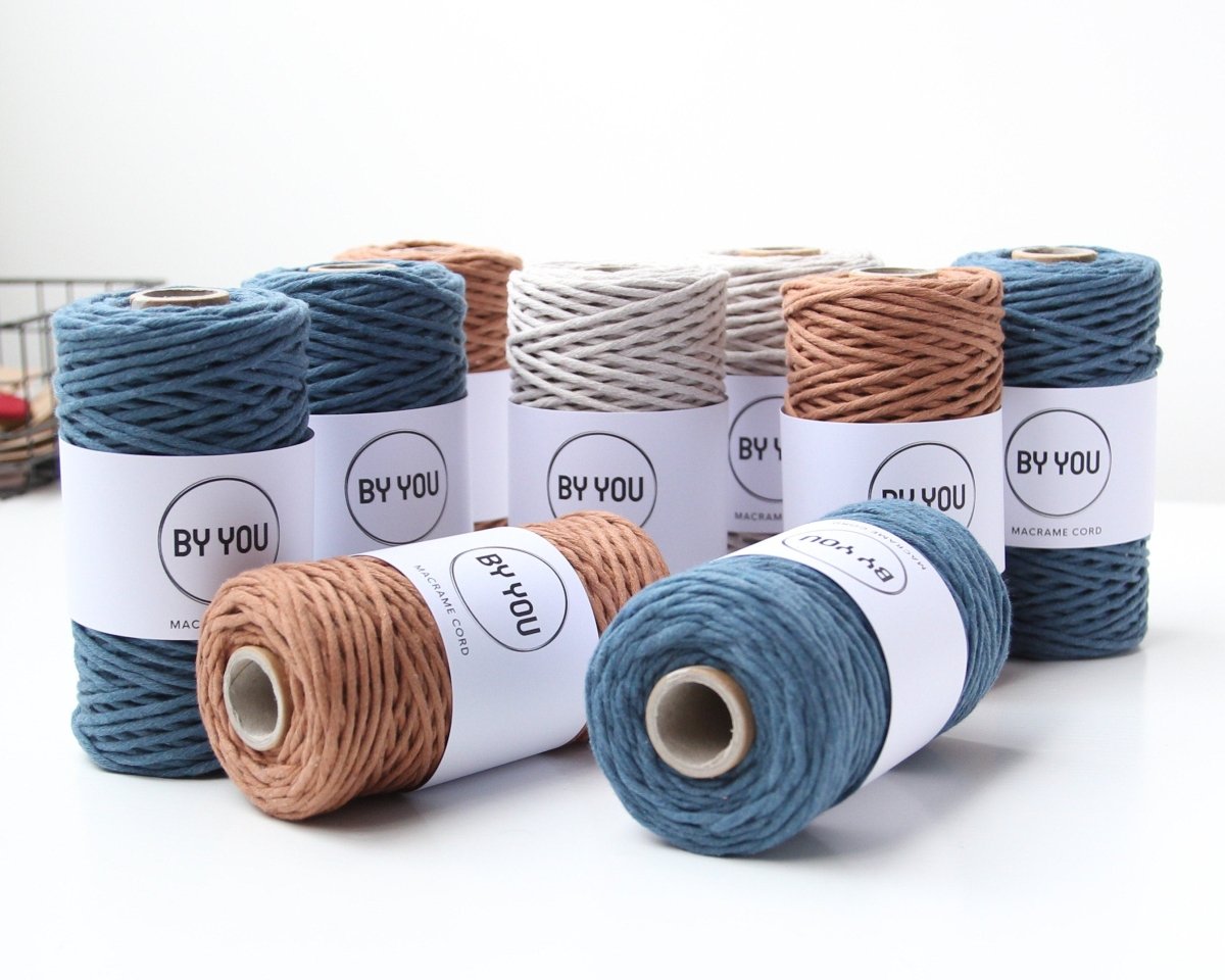 3mm Cotton Cord PETROL 100m - Zuri House