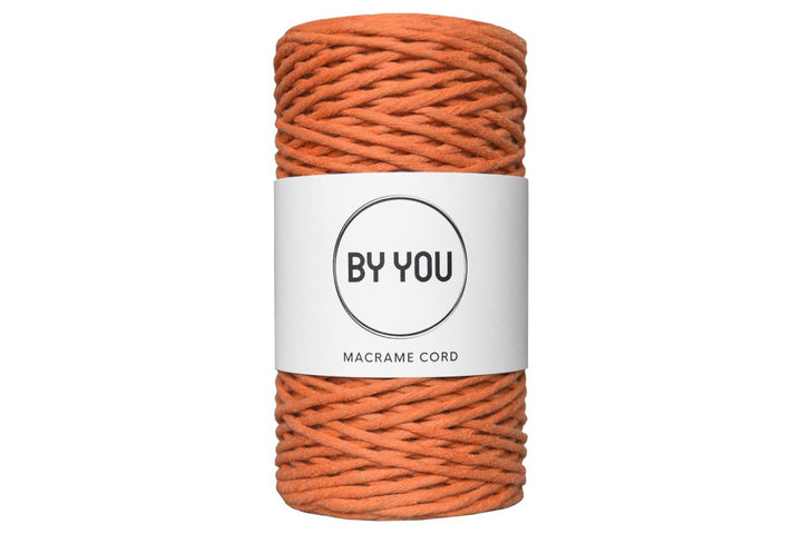 3mm Cotton Cord PUMPKIN 100m - Zuri House