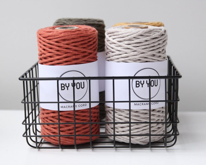 3mm Cotton Cord TERRACOTTA 100m - Zuri House