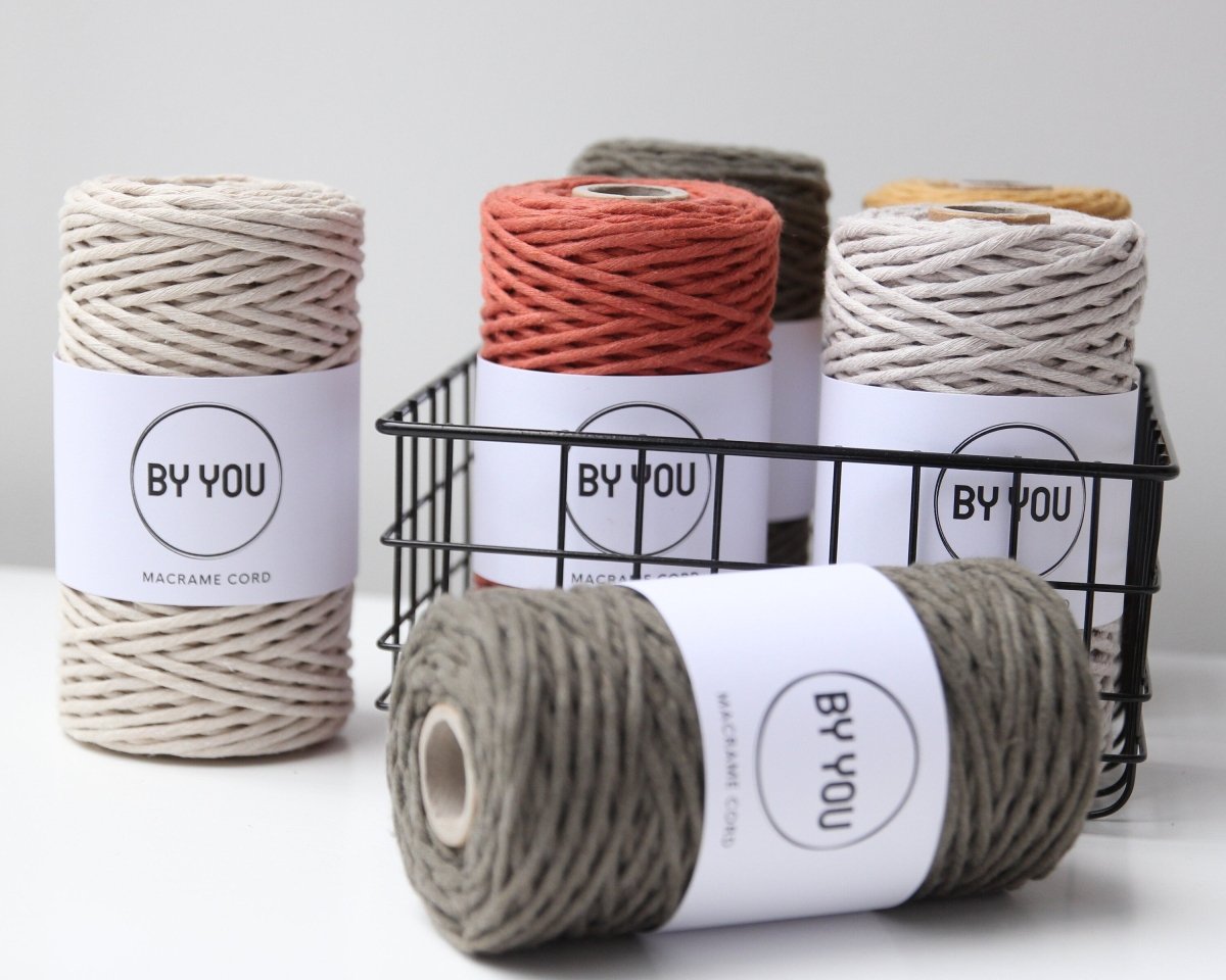 3mm Cotton Cord TERRACOTTA 100m - Zuri House