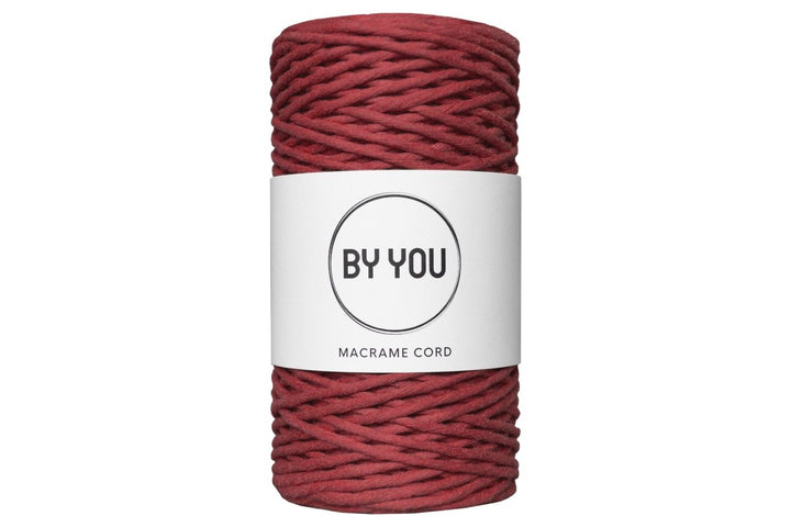 3mm Cotton Cord TERRACOTTA 100m - Zuri House