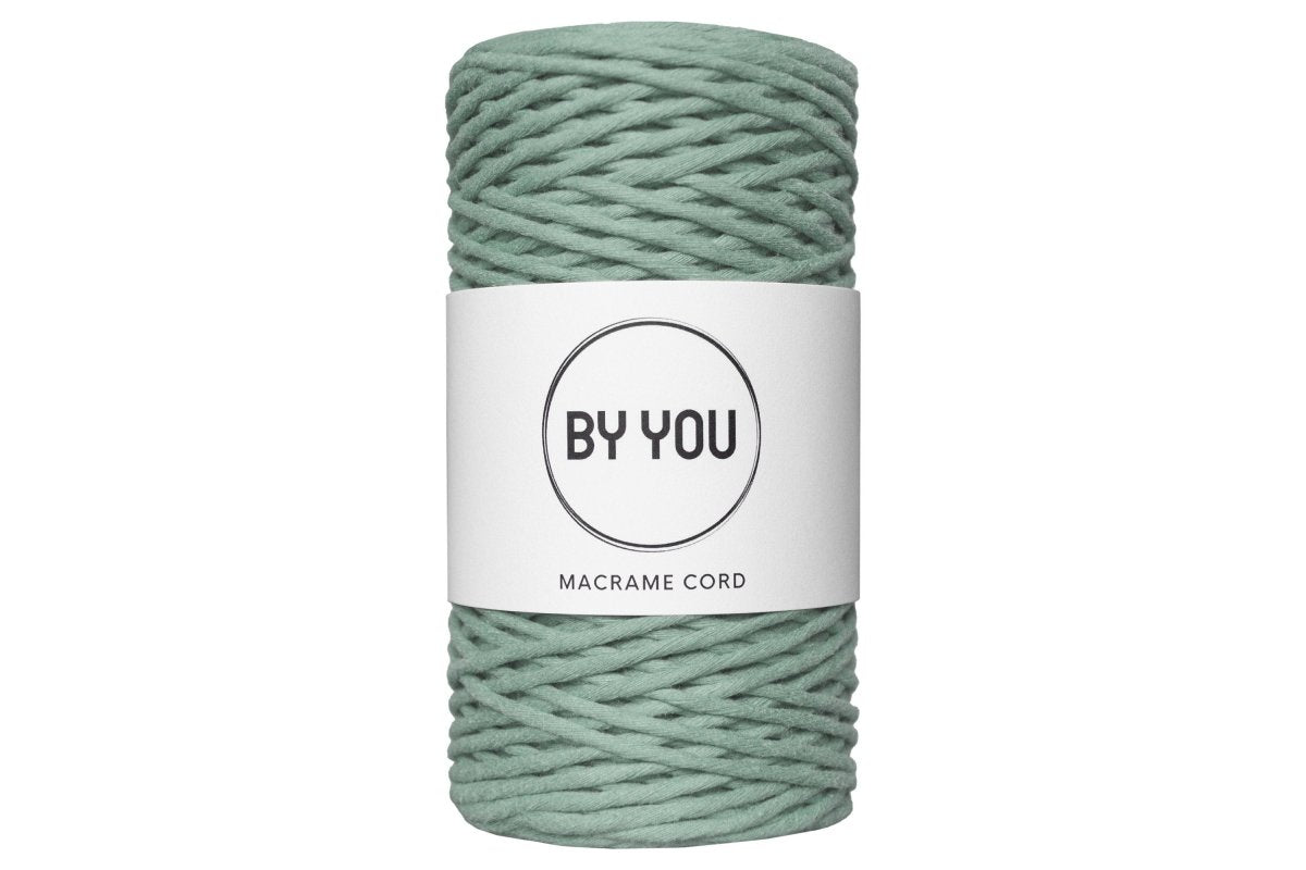 3mm Cotton Cord WILD PEPPERMINT 100m - Zuri House