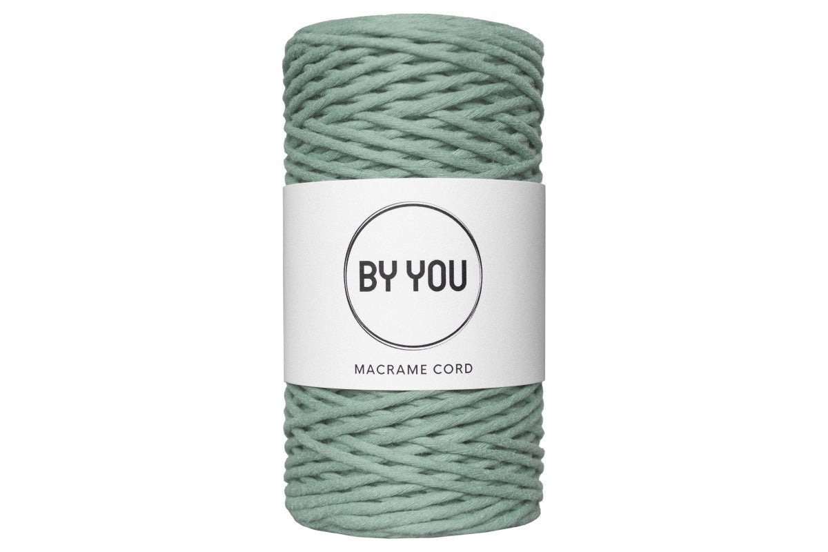 3mm Cotton Cord WILD PEPPERMINT 100m - Zuri House