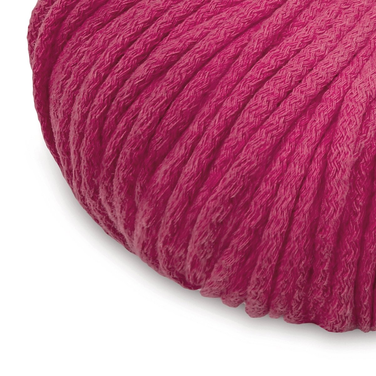 5mm Cotton Cord AMARANTH 100m - Zuri House