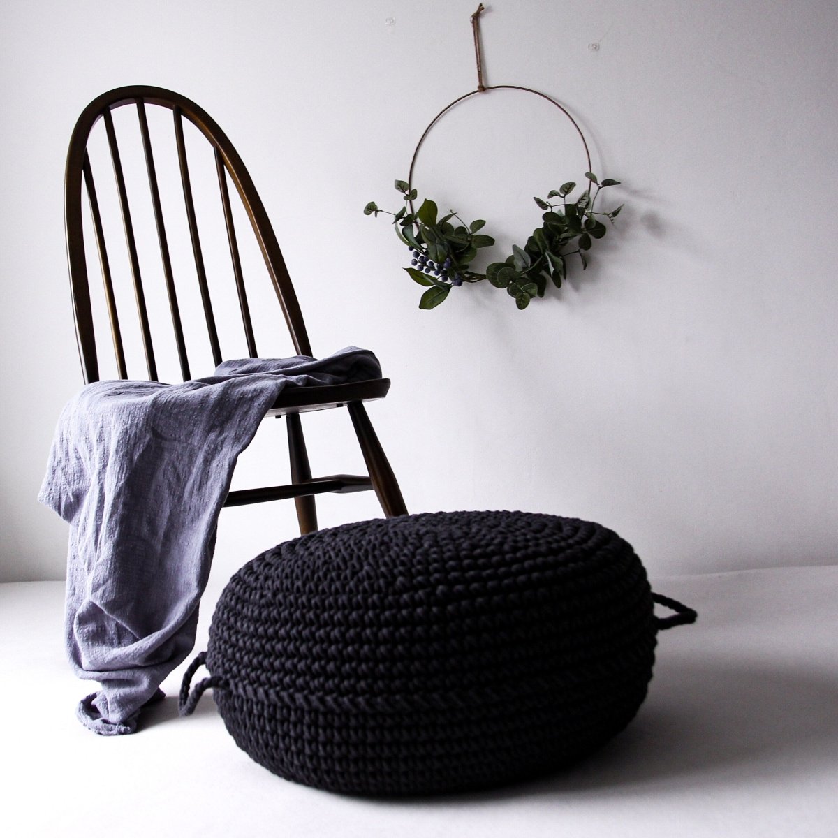 5mm Cotton Cord CHARCOAL 100m - Zuri House