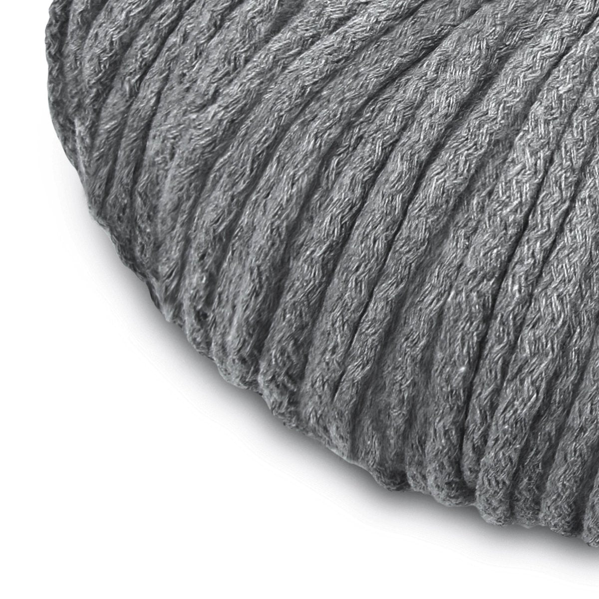 5mm Cotton Cord DARK GREY 100m - Zuri House