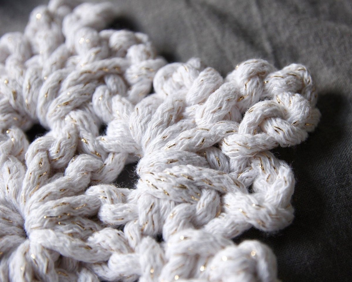 5mm Cotton Cord GOLDEN WHITE 100m - Zuri House